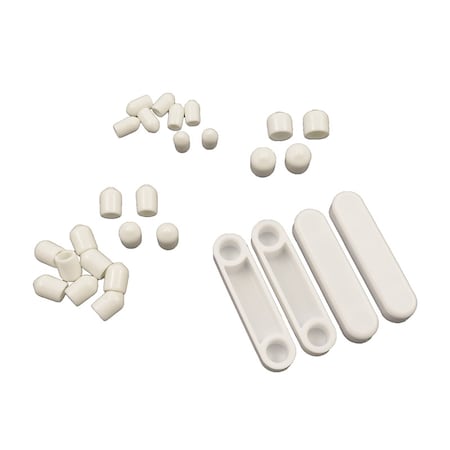 Organized Living Organized Living Plastic Assorted End Caps, PK28 1464-6691-11